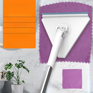 Hand-Free Hand Wash Dusting Face Towel Triangle Mop For Lazy People