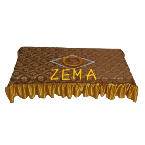 Taplak Alas Meja Motif Chenille Warna Cokkun