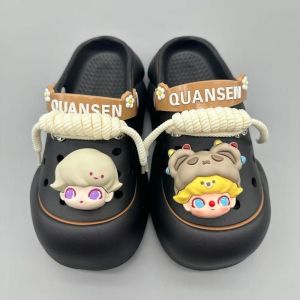 GOOTRADES ถอดออกได้ รองเท้าและอุปกรณ์เสริม การ์ตูน หัวเข็มขัดรองเท้า DIY ตกแต่งรองเท้า DIY ไม่ซ้ำใคร รองเท้าแตะแบบมีหัวเข็มขัด ชาร์มรองเท้า สาว