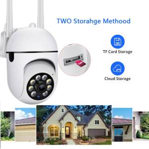 V380 WiFi IP Camera Indoor Surveillance Camera Color Night Vision Human Detection Security CCTV Camera