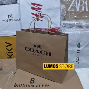 Paper bag tas kado Coach storage bag