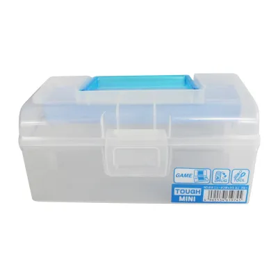 Yamada Plastic Storage Box With Lid And Handle Mini - Blue