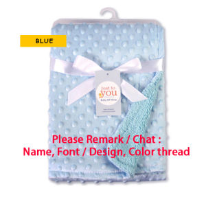 Selimut Sulam Nama | Embroidery Name Blanket Baby | Hadiah Baby | Newborn Baby Gift |