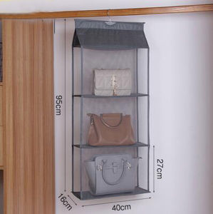 4/6 layers bag cover Storage Rack Sundries BagBehind The Door Hanging closet Organizer rack storage bag