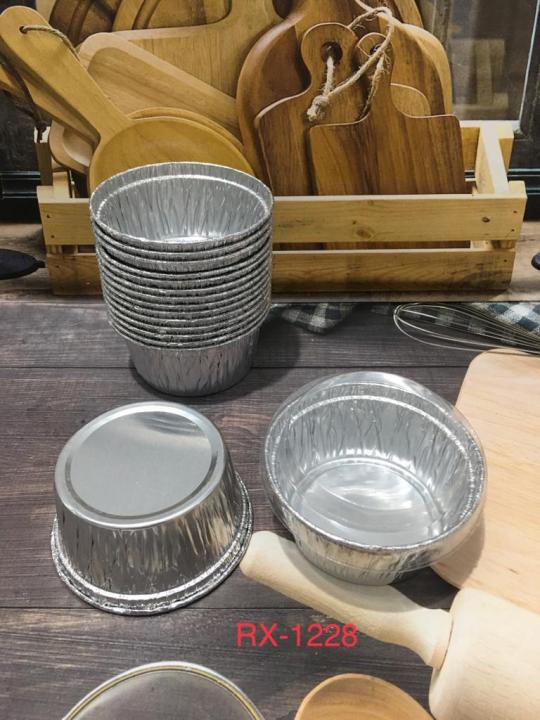 ALUMINIUM MODEL CUP BULAT RX-1228 WADAH ALUMINIUM FOIL CUP RX