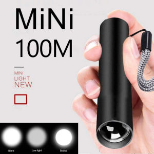 ไฟฉาย LED แบบพกพา 3 โหมด ชาร์จไฟได้ กันน้ํา ไฟฉาย LED ใช้พลังงาน USB แบตเตอรี่ 1200 mAh 5W