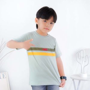 Lily And Clark Kaos Anak Laki-Laki Warna Seafoam Green KLC82