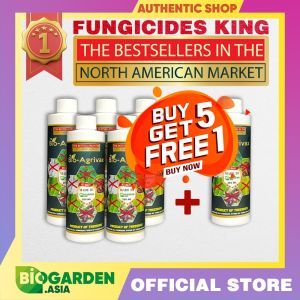 HOT COMBO BUY 5 GET 1 FREE Fungicide King Bio-Agrivax - The leading Organic Tree Fungicide.