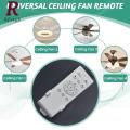 Universal Dc 40w Ceiling Fan Remote Control Kit Low Voltage Fan Light Driver Controller 6-Speed Timing Remote. 