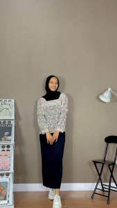 LEONNA - BELLA BLOUSE KOREAN SIFON ATASAN WANITA KOREAN KANTOR MUSLIM HIJAB RAMADHAN LEBARAN RAMADAN KEKINIAN OOTD PREMIUM