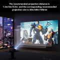 HPX Smart Projector Mini Portable 1080P 4K Ultra HD Android 10.0 Dual WIFI With Bluetooth Netflix YOUTUBE Home Theater Projector Support HDMI USB PS HD Ilepo Smart Projector. 