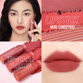 O.TWO.O Velvet Matte Liptint Lip & Cheek Mud Dual-use Lip Clay High Pigmented Long Lasting Not Dry Concealing Lip Lines Liquid Lipstick. 
