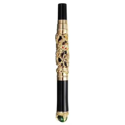 JINHAO 18KGP 0.5mm Gold Dragon Dragon Fountain Pen Fountain Pen LKJ