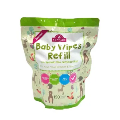 (Cheapest) Topvalu No Alcohol & Paraben Free Unscented/Scented Baby Wipes 200s/Refill 150s/80s Lid Cover