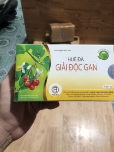 Huệ Đà giải độc gan Quy Nguyên hộp 30 gói x 3g - chùa Long Hương