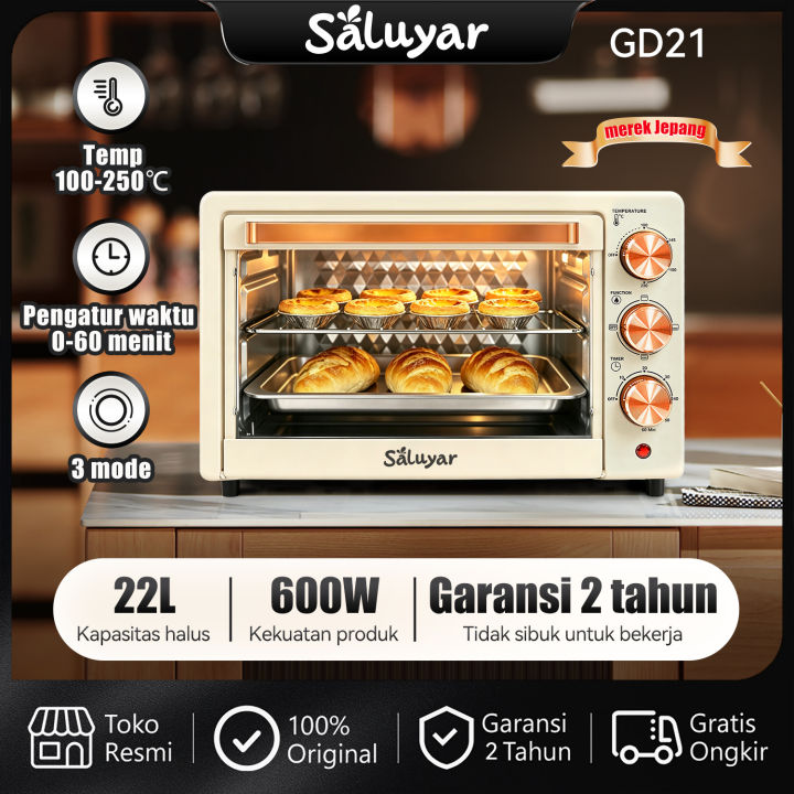 Saluyar%20KX3001%20Oven%20Listrik%20Low%20Watt%2033L/22L%20kualitas%20yang%20baik%20Pemanggang%20Kue%20Kontrol%20suhu%20independen%20-%20Image%209