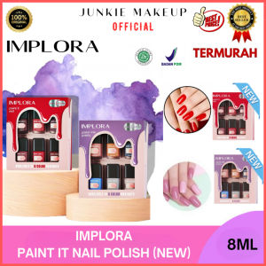 𝗝𝗨𝗡𝗞𝗜𝗘 𝗠𝗔𝗞𝗘𝗨𝗣 -Kutek Implora  Nail Polish Set Implora Paint It New Series