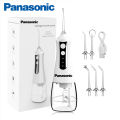 Panasonicไหมขัดฟันพลังน้ำ water flosser รุ่น L10 Cordless Power Flosser เครื่องฉีดพ่นน้ำทำความสะอาดซอกฟัน  ถังเก็บน้ำขนาด 300 มล. หัวฉีด 5 อัน. 