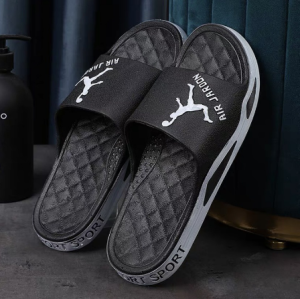 Dép lê Quai Ngang Big Size Sport Xanh Navy Dép Chống Thấm Nước Thoáng Khí Dép Lê Ngoại Cỡ