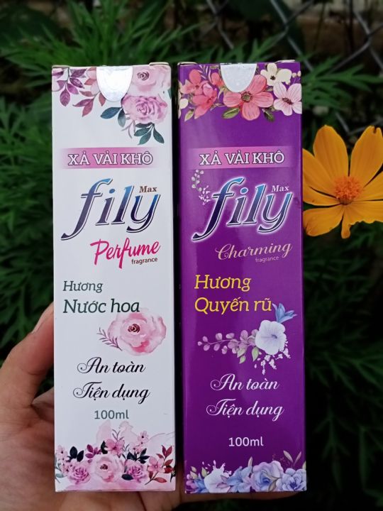 Nước Xịt Xả Vải Khô FiLy Chai Nước Hoa Xịt Thơm Khử Mùi Quần Áo Làm Mềm ...
