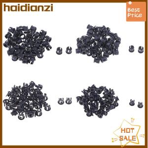 haidianzi 50pcs 3mm 5mm nhựa dẫn chủ sở hữu clip-bezels gắn kết trường hợp vỏ màu đen