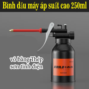 Bình dầu máy áp suất cao bơm dầu bình nhỏ giọt dầu bôi trơn thép carbon chất lượng cao