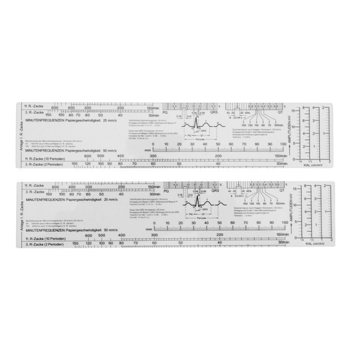 Essential Ekg Ruler Pocketcard In English Lazada