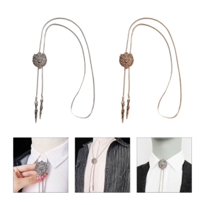 Bolo Tie for Men Gothic Style Necktie Relief Dragon Decors Bolo Tie Halloween Costume Accessories Necktie Men Women