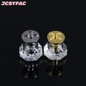 JCSYFAC 10 cái núm Pha Lê Acrylic tay nắm kéo ngăn kéo tủ bếp núm cửa tủ kim cương