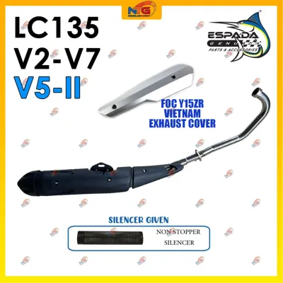 Espada Racing Exhaust Pipe BP1/BP-II/BP-III/V5/V5-II/E4/E5/E6/E7 LC135/Y15ZR/RS150R/VF3I/SRL115