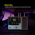 Sonicake Matribox 140ในตัวกีต้าร์/เบส/อะคูสติกหลายเอฟเฟกต์โปรเซสเซอร์ที่มีลูปเปอร์แป้นเหยียบแบบจำลอง QME-50แอมป์. 