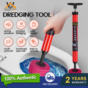 High Pressure Toilet Plunger Drain Unblocker Powerful Manual Pneumatic Dredge Tool Air Drain Blast Toilet Cleaner Drain Declogger Air Plunger High Pressure Toilet Plunger Super Suction Labor Save