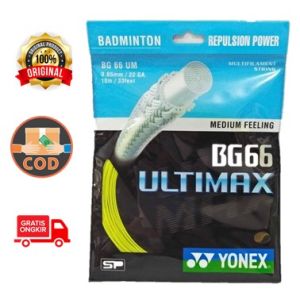 SENAR BADMINTON YONEX BG 66 ULTIMAX SP - SENAR YONEX BG 66 BRILLIANT - SENAR YONEX BG 66 ULTIMAX - SENAR RAKET - SENAR BULUTANGKIS
