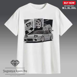 JAGONYA KAOS89 | KAOS NISSAN 180SX | VIRAL | COCOK UNTUK PRIA DAN WANITA