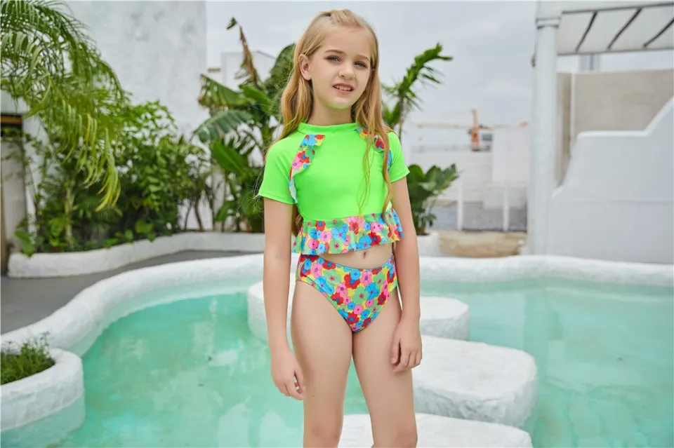 Toddler Clothes Tween 1214 Swimwear Design Show Prices One-Piece Teen  Bikini Girls Swim Cover Up Mint Green : : Clothing, Shoes &  Accessories