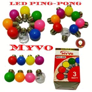 Bohlam LED Sunfree  / Myvo 3 Watt Warna Biru
