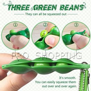 Pro พวกกุญแจถั่วน้อย พวงกุญแจ ติดโทรศัพท์ หรือใส่กับลูกพวงกุญแจก็น่ารัก stress relief toys