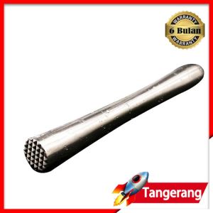 225 cm Muddler Ice Crusher Stick Stainless Alat Penghancur Es Batu Buah Kocktail