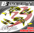 STRIPING PREMIUM Kawasaki Ninja R Ninja SS BISA HOLOGRAM List Sticker Variasi Nar 36. 