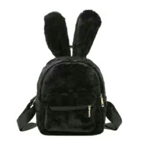 Mutiara Tas Ransel Bulu Korea Tas Wanita Lucu Tas Ransel Bunny BULR FurBeauty Kekinian Terbaru 2025