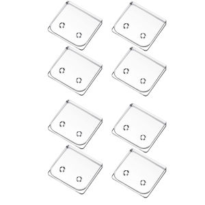 8Pcs Portable Curtain Windproof Clips Clear Shower Curtain Clips Self Adhesive Curtain Fixer Clips