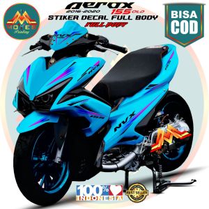 Terbaru ⭐⭐⭐⭐⭐BISA COD / BAYAR DI TEMPAT. Decal stiker Full Body - Decal stiker Motor aerox 155 old Motif Lis Bunglon Stiker Aerox 155 Old 2016-2020