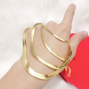 {loại1} Dây chuyền mì ép 4 ly bền màu siêu sáng Kami trang sức sỉ DE4LY