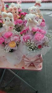MOTHERS DAY BEAUTIFUL ACRYLIC BALL BOUQUET