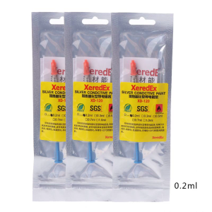 Conductive Adhesive Glue Silver for PCB Rubber Repair Conduction Connectors Board Paste 0.2/1ML Wire Electrically