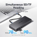 Vention 15 in 1 USB C HUB MST Vertical Docking Station Type C to HDMI 4K60Hz DP USB 3.2 3.0 A 10Gbps 3.5mm SD TF RJ45 Ethernet for Windows MacBook Laptop Thunderbolt 4 Type C Hub. 