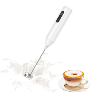 【VIDKHSY Store】USB Rechargeable Handheld Milk Frother 3-Speed Electric Mixer Portable Foam Maker Kitchen Tool for Coffee Matcha Protein & Eggs