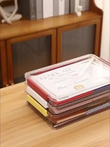 Document Storage Tempat HVS Tempat Dokumen Estetik  Acrylic Storage  Besar Folio A4