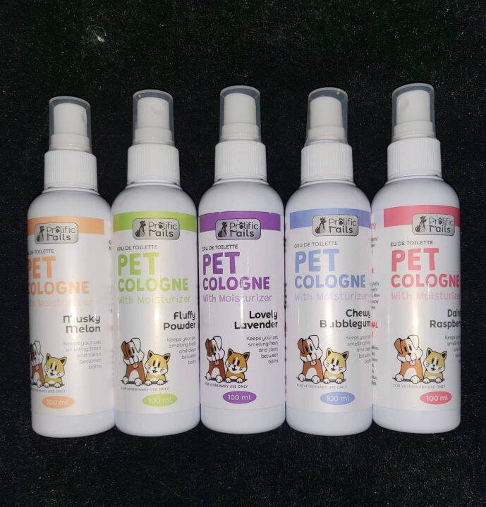 100ML. PET COLOGNE FOR YOUR DOGS AND CATS WITH LONG LASTING SCENT AND