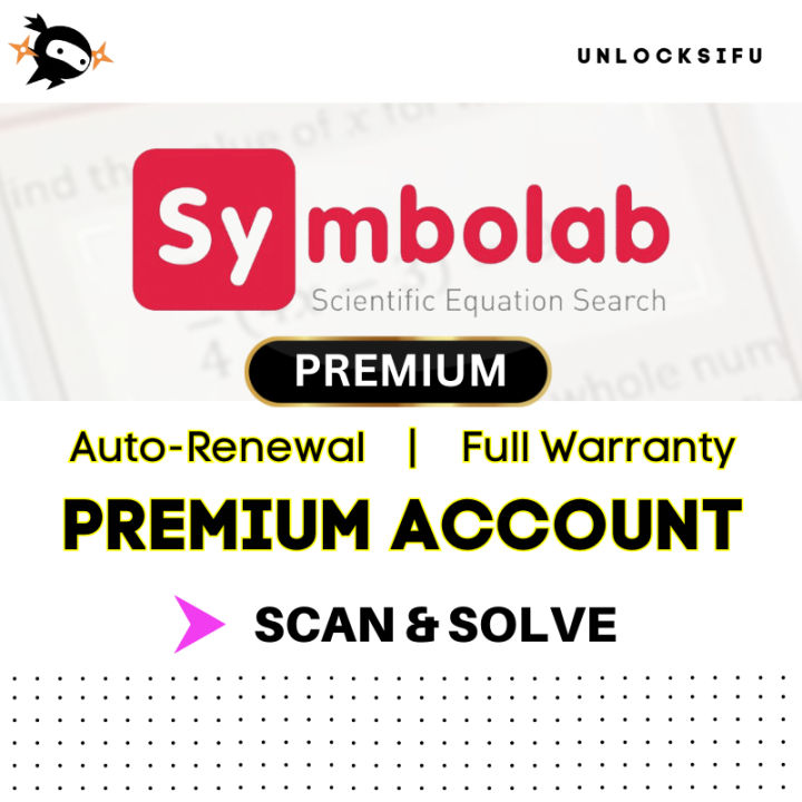 ⚡𝐂𝐇𝐄𝐀𝐏𝐄𝐒𝐓⚡Symbolab Math Solver & Helper PRO Account (for Windows ...